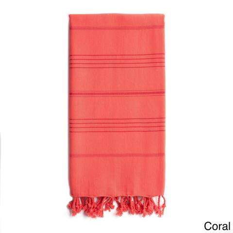 Authentic Pestemal Fouta Sol Tonal Stripe Turkish Cotton Bath/ Beach Towel