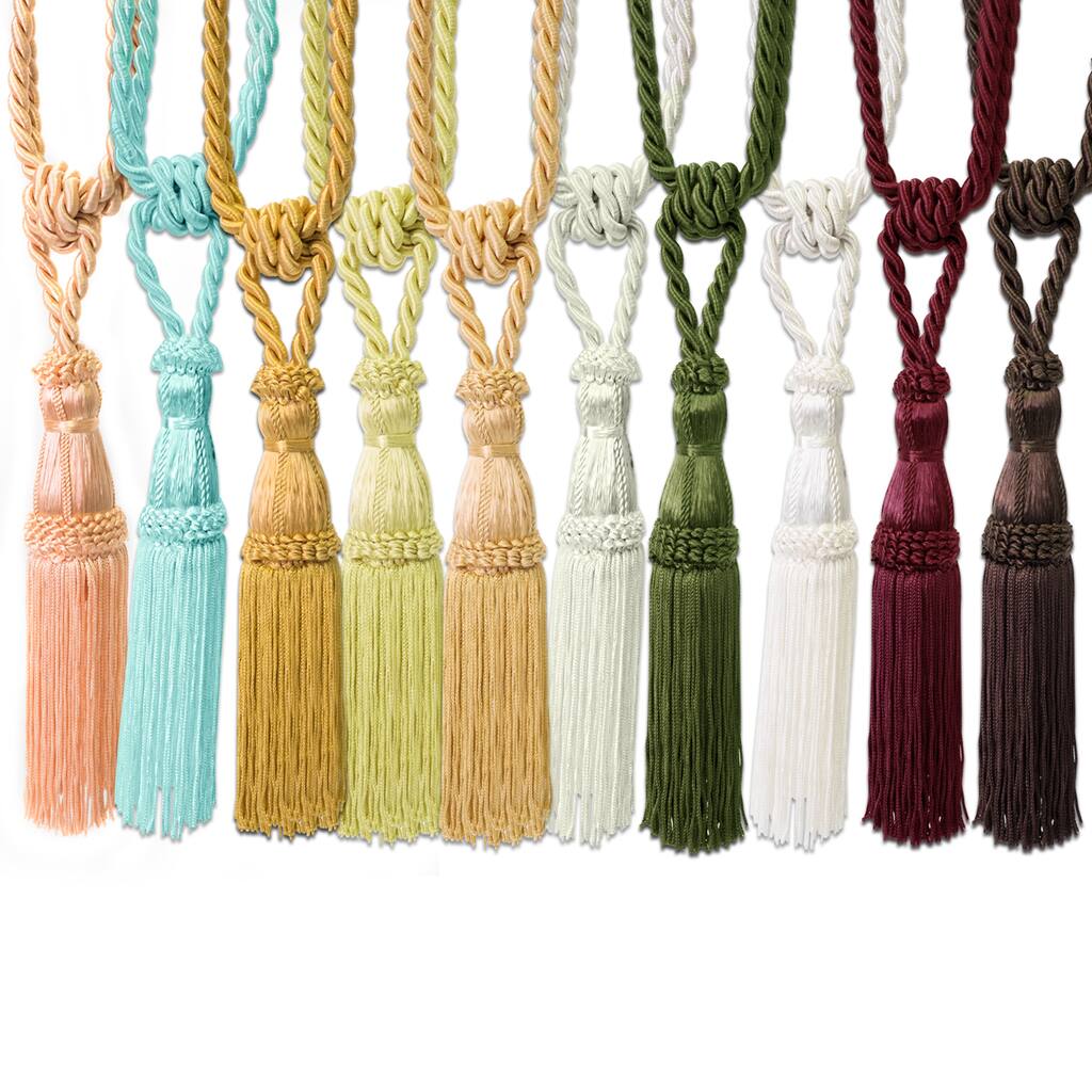 Tassel Curtain Tie Back (Pair) - 11 inches - 11 inches