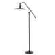 preview thumbnail 2 of 2, Carbon Loft Gottfried Black Industrial Floor Lamp