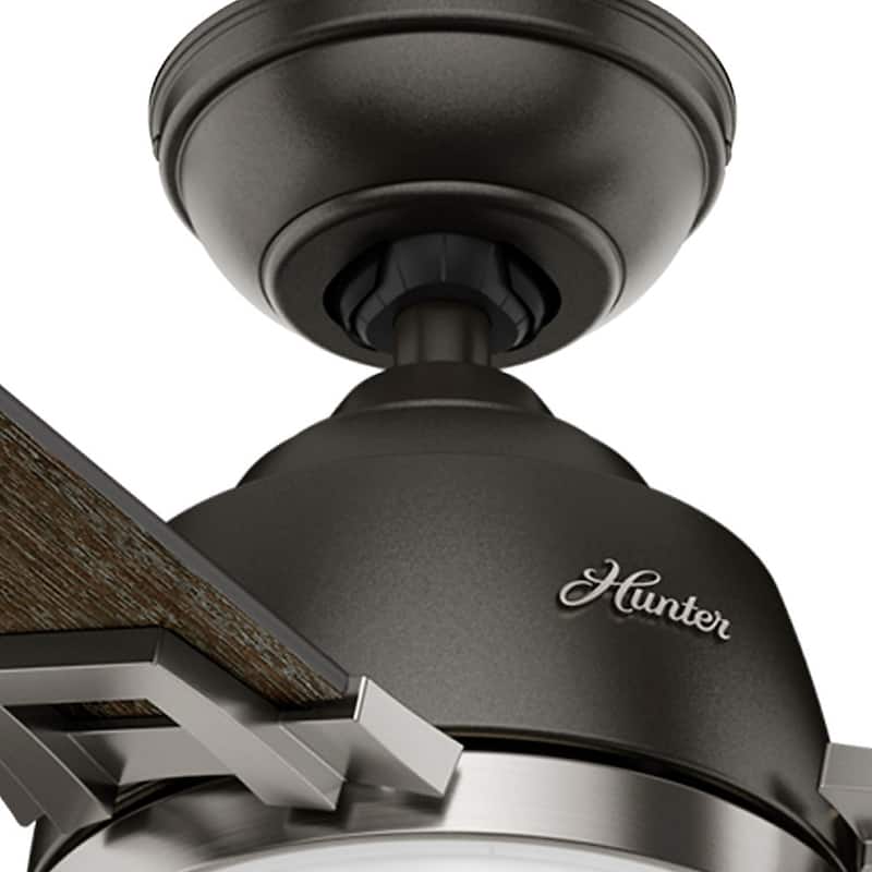 Hunter 48" Leoni Ceiling Fan with LED Light Kit and Handheld Remote