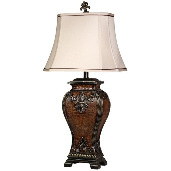 Copper Grove Rennes Traditional Dundee Finish Table Lamp