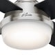preview thumbnail 17 of 20, Hunter 52" Dempsey Ceiling Fan w/LED Light Kit, Handheld Remote - Contemporary, Transitional
