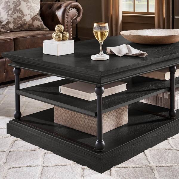 Shop Barnstone Cornice Rectangle Storage Shelf Coffee Table By
