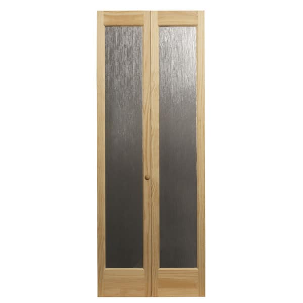 Awc 937 Aspen Full Glass 32 Inch X 80 5 Inch Unfinished Bifold Door