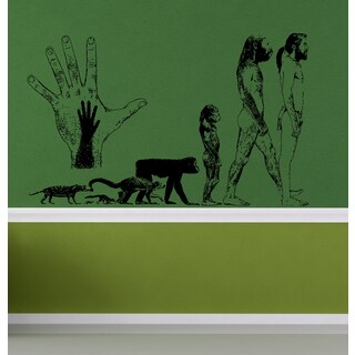 Evolution Biology fauna Wall Art Sticker Decal - Bed Bath & Beyond ...