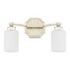 preview thumbnail 2 of 0, Olivia 2-light Winter Gold Bath/Vanity Light - Winter Gold - Winter Gold