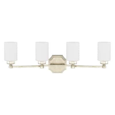 Olivia 4-light Winter Gold Bath/Vanity Light
