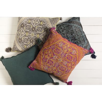 Decorative Graham 30-inch Feather Down/Polyester Filled Throw Pillow