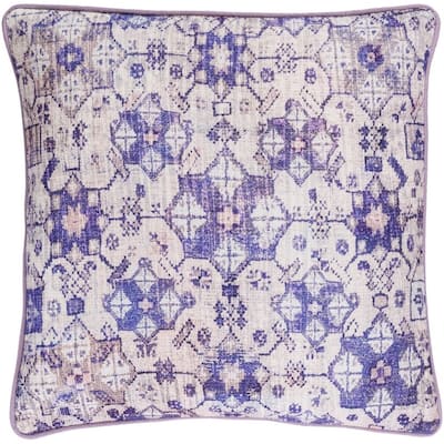 Decorative LasVegas 22-inch Feather Down/Polyester Filled Throw Pillow