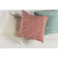 Decorative Leigh Feather Down/Polyester Filled Throw Pillow (13 x 19)