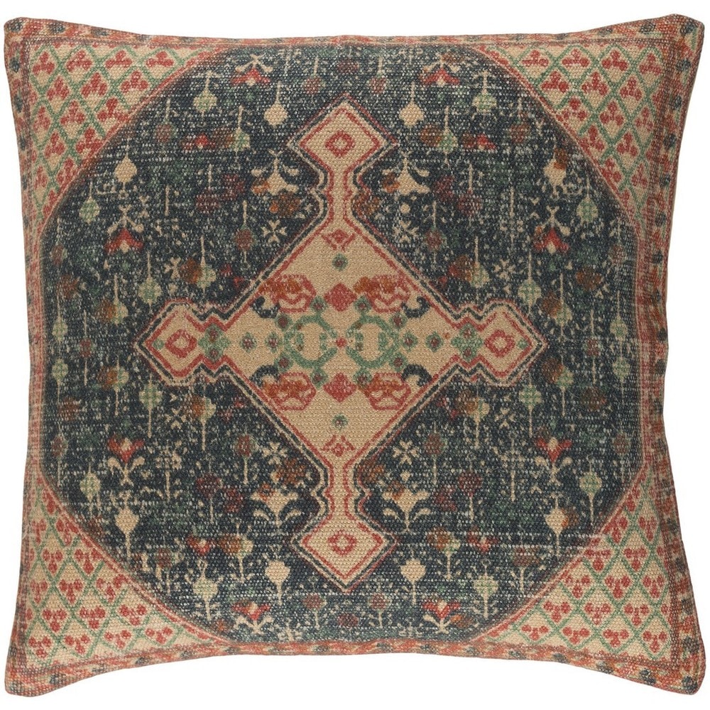 Lexie Bohemian 18-inch Feather Down or Polyester Filled Throw Pillow