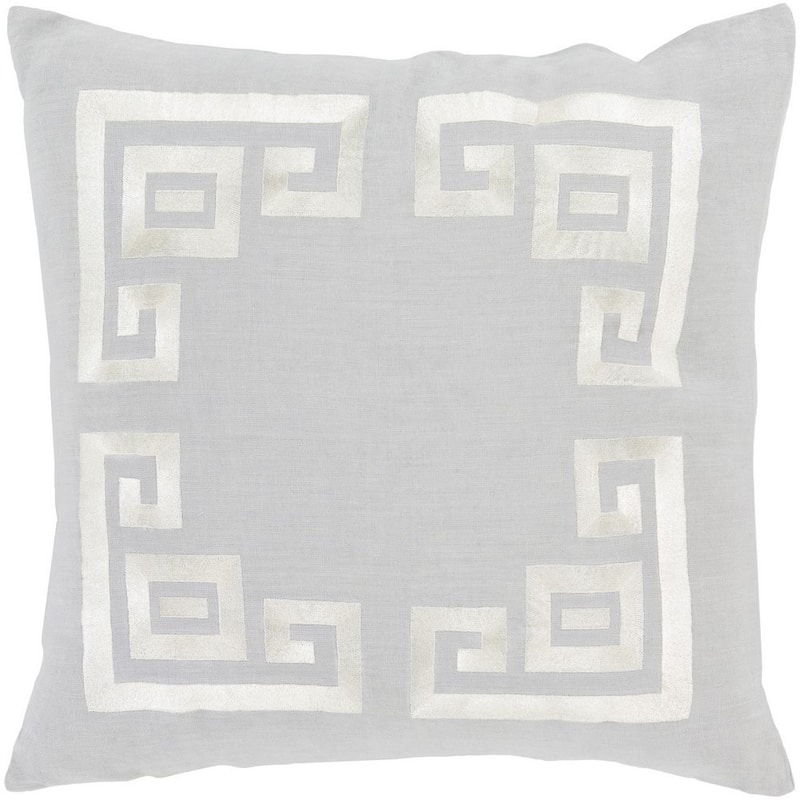 Decorative Kourou 18-inch Feather Down/Polyester Filled Throw Pillow
