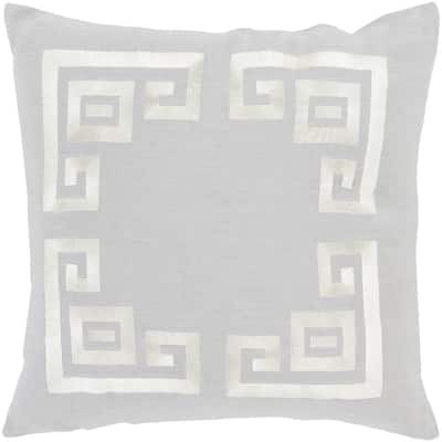 Decorative Kourou 18-inch Feather Down/Polyester Filled Throw Pillow