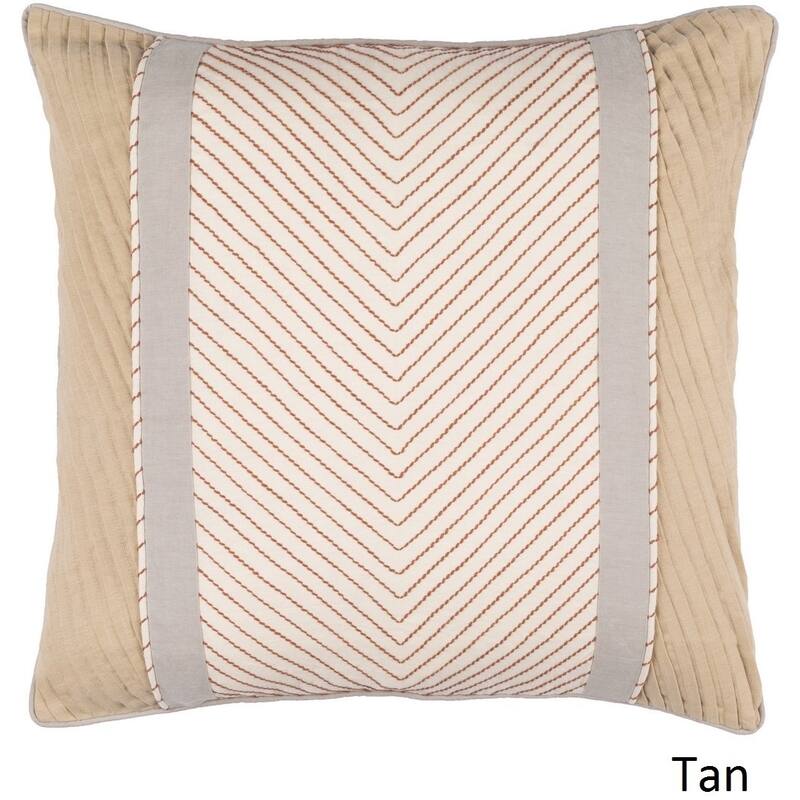 Decorative Haru 18-inch Feather Down/Polyester Filled Throw Pillow