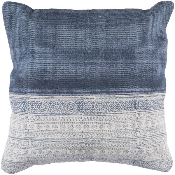 Decorative Hiromi 20-inch Feather Down/Polyester Filled Throw Pillow