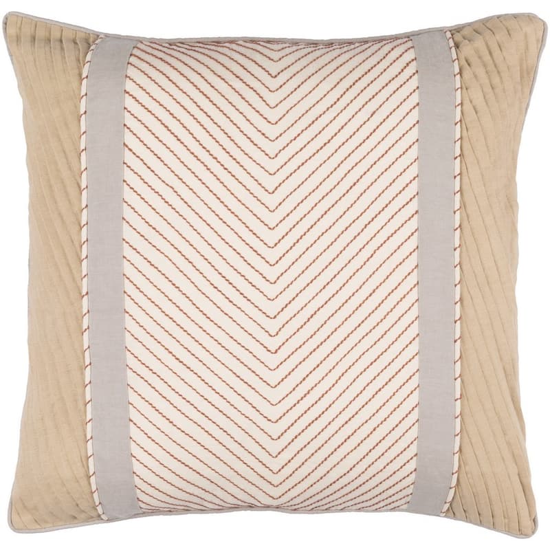 Decorative Haru 20-inch Feather Down/Polyester Filled Throw Pillow