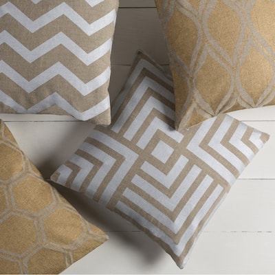 Decorative Goussainville 20-inch Feather Down/Polyester Filled Throw Pillow