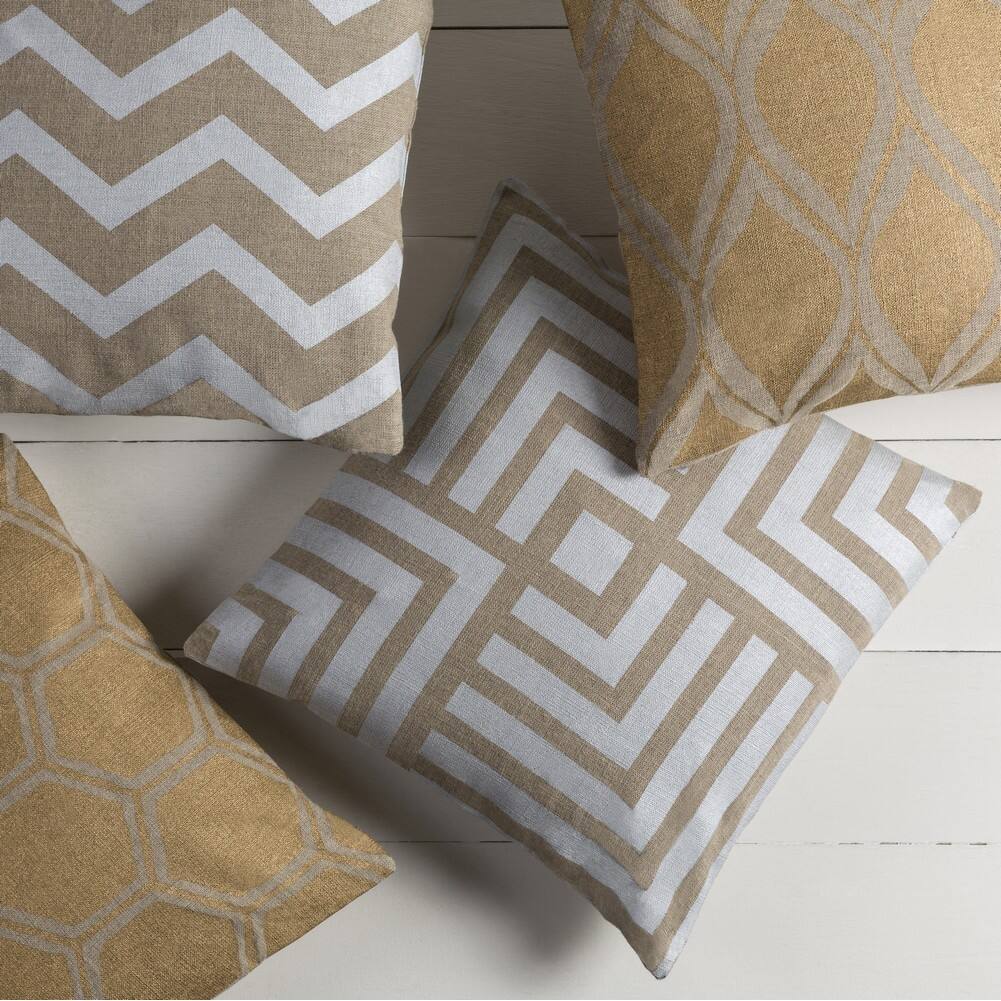 Decorative Goussainville 20-inch Feather Down/Polyester Filled Throw Pillow