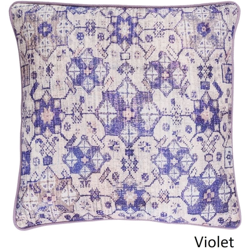 Artistic Weavers Decorative LasVegas 20-inch Feather Down/Polyester Filled Throw Pillow - Down - Violet