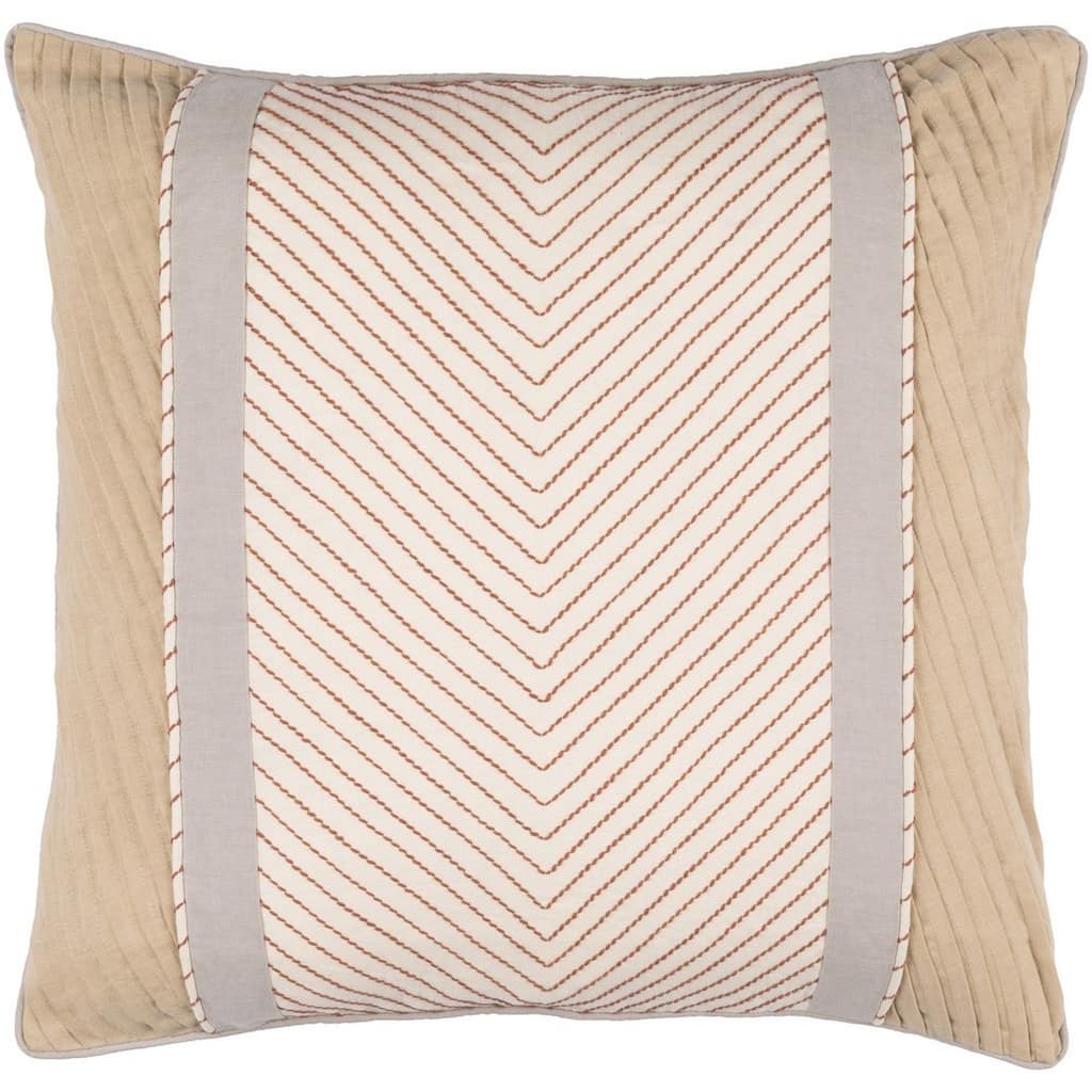 Decorative Haru 22-inch Feather Down/Polyester Filled Throw Pillow