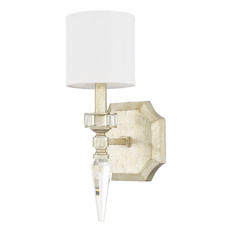 Olivia 1-light Winter Gold Wall Sconce