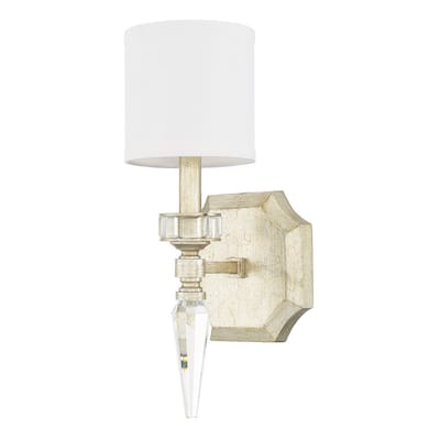 Olivia 1-light Winter Gold Wall Sconce