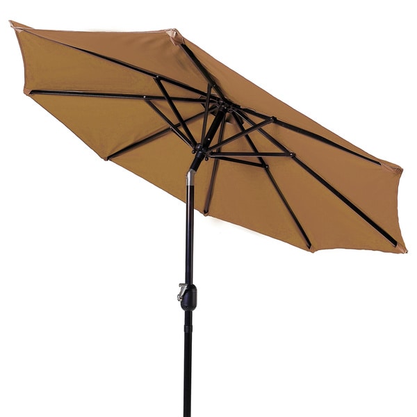 Trademark Innovations Tilt Crank 7 Foot Patio Umbrella Free Trademark Innovations Tilt Crank 7 Foot Patio Umbrella