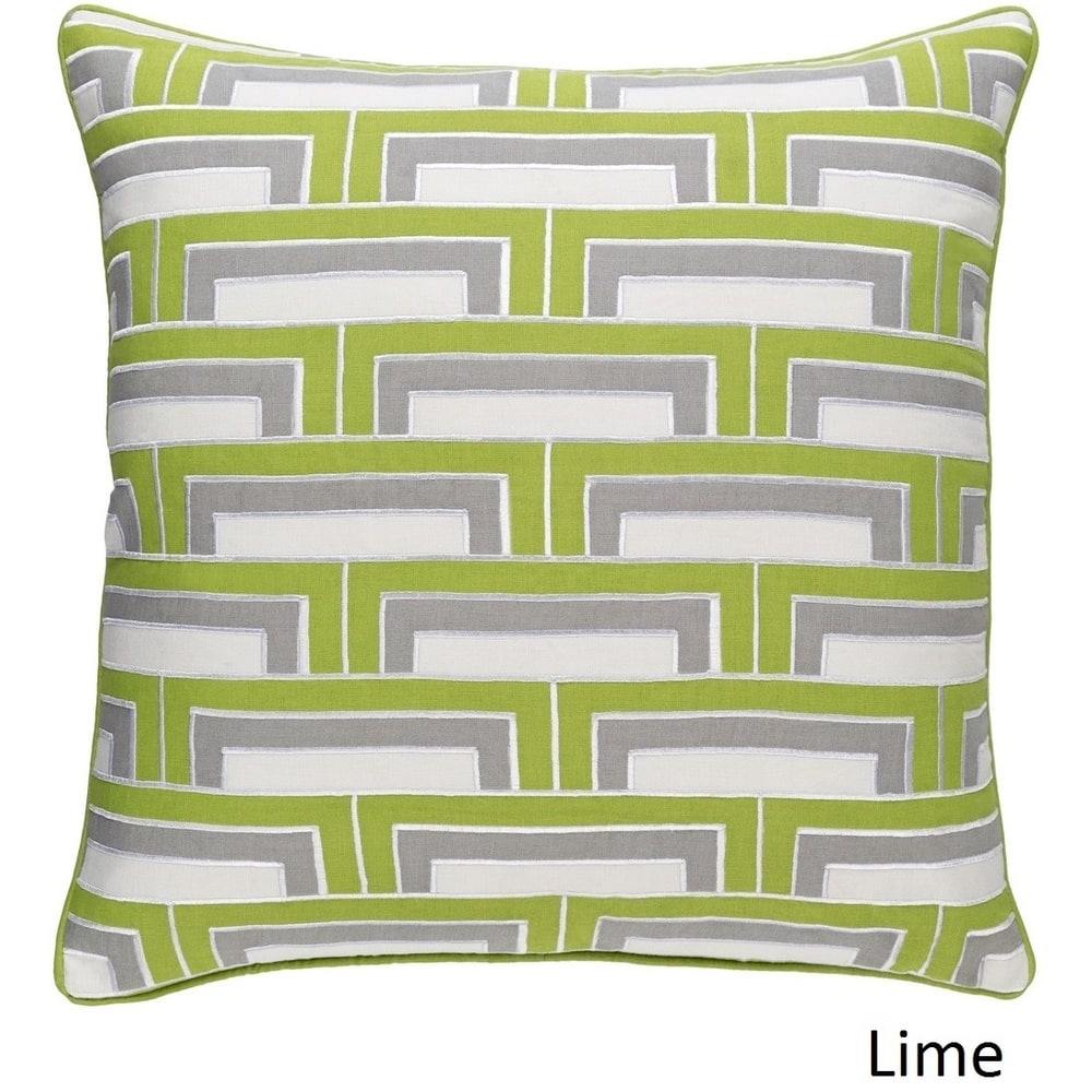 Lambersart 18-inch Feather Down/Polyester Filled Throw Pillow