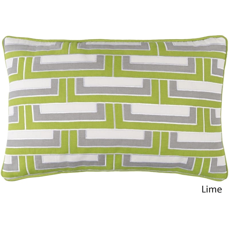 Lambersart Feather Down/Polyester Filled Throw Pillow (13 x 20)