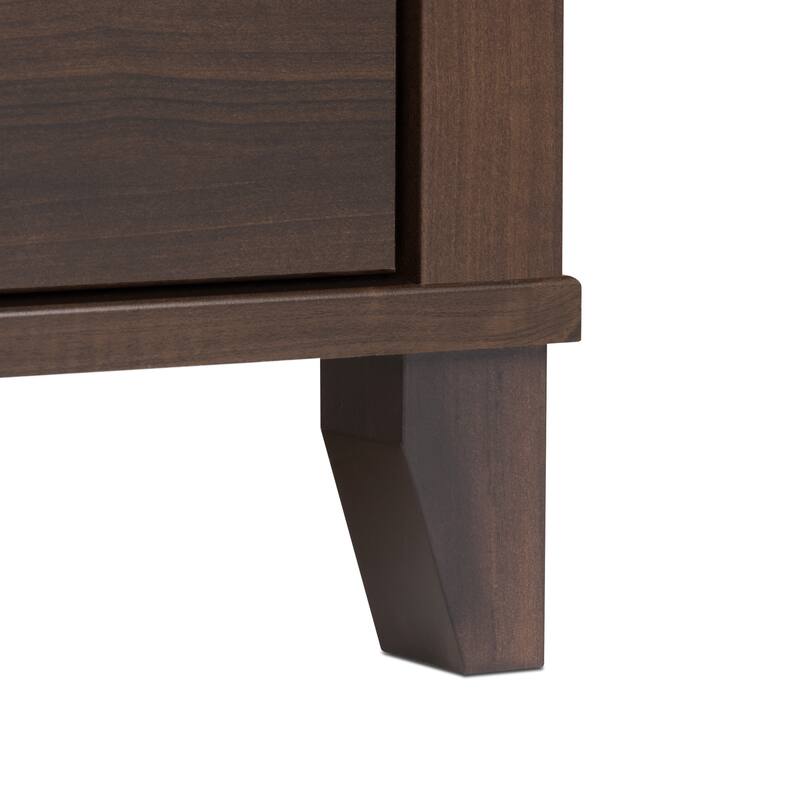 2 Drawer Accent Table in Dark Brown