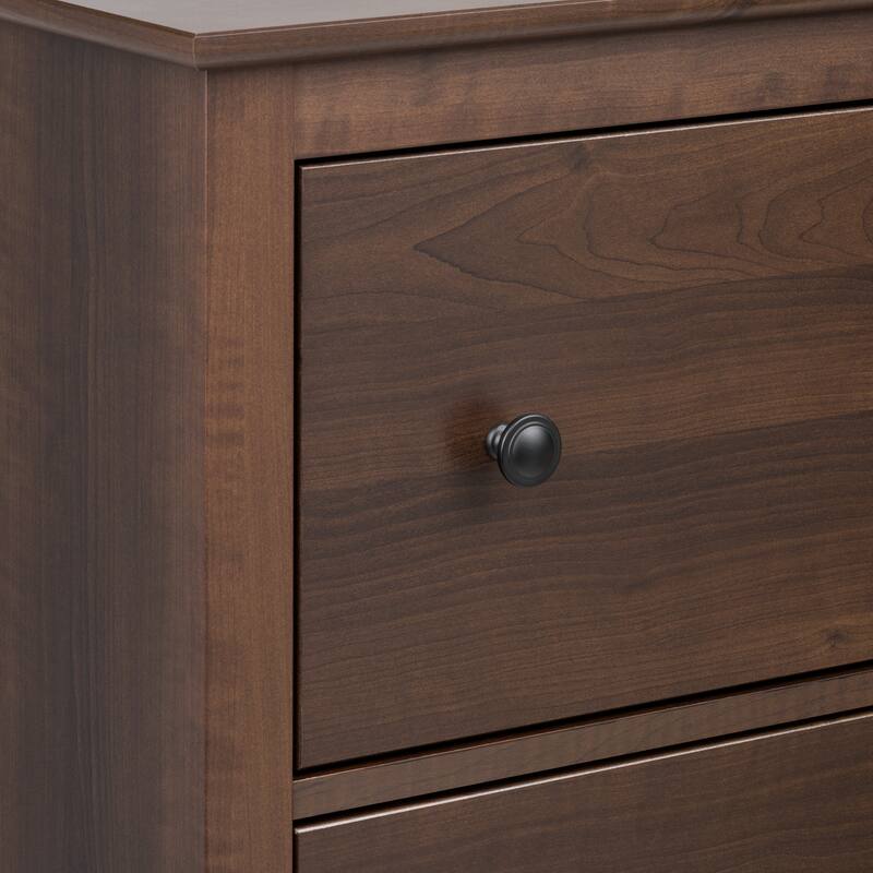2 Drawer Accent Table in Dark Brown
