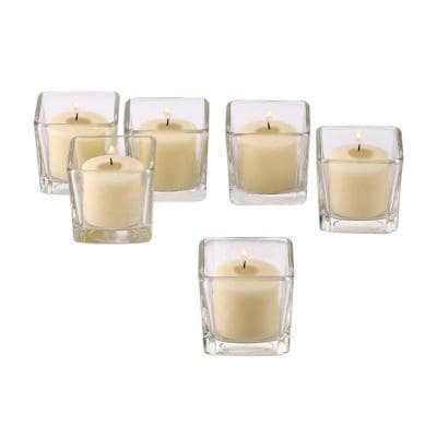 candles and glass holders