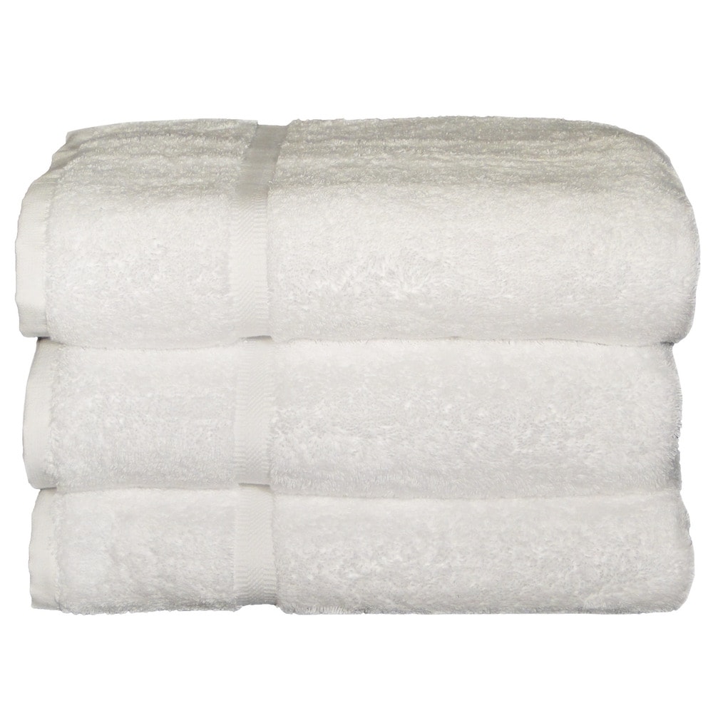 Wealuxe White Bath Towels 27x52 Inch, Cotton Towel Set for