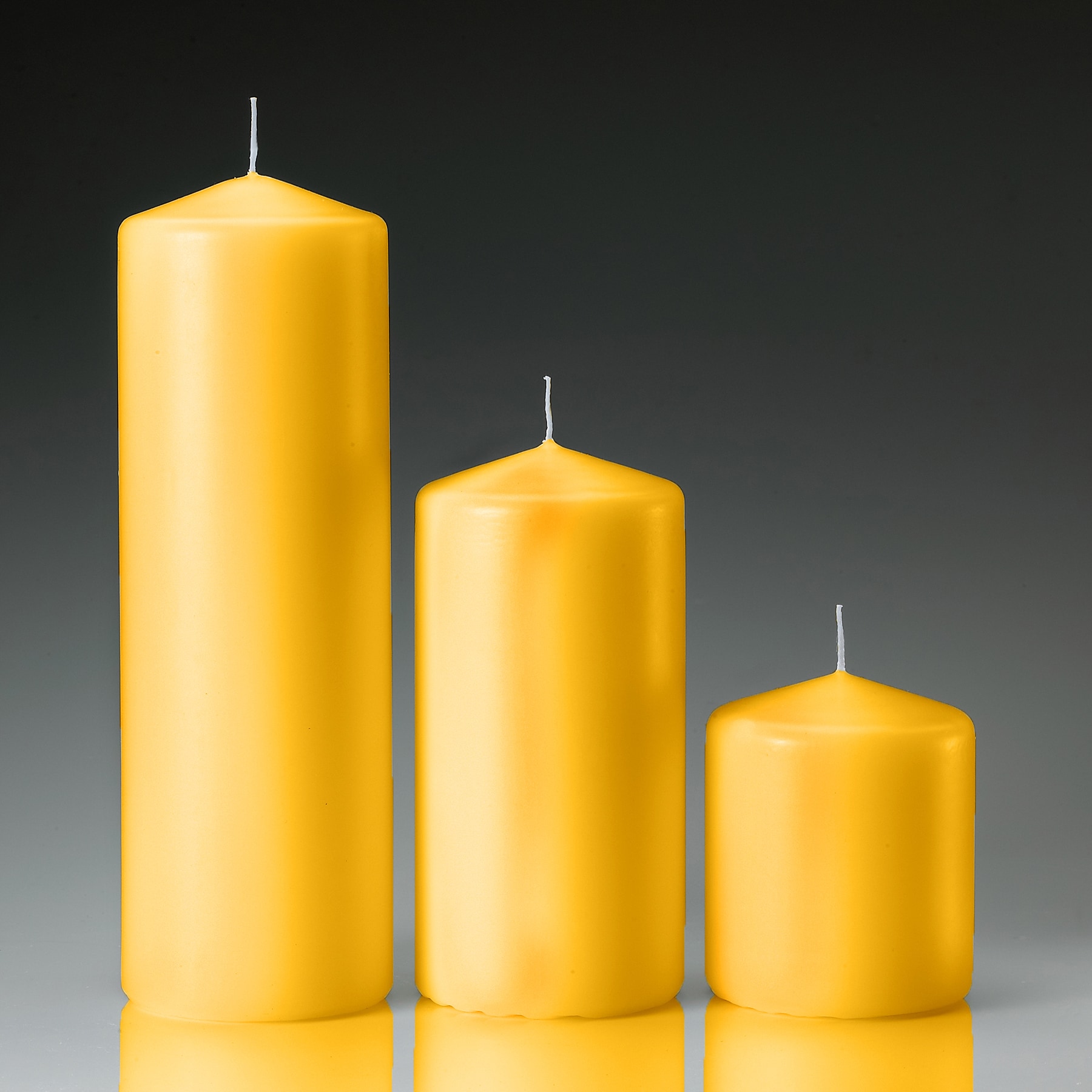 3 by 3-Inch White Citronella Zest Candle Pillar Candles