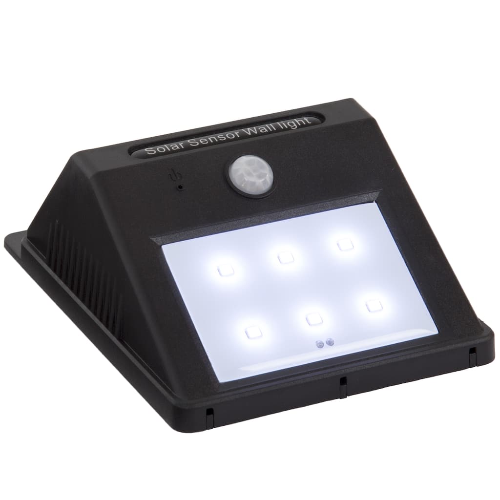 Solar Powered LED Security Light - Motion Activated Energy Saving Outdoor Weatherproof Wall Security Light by Everyday Home