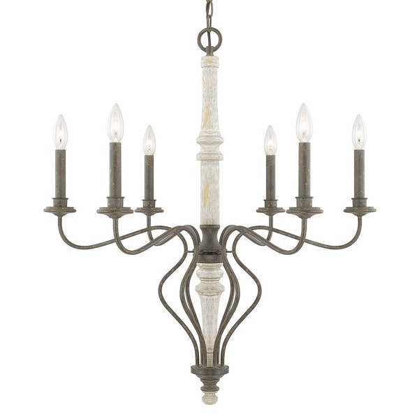 Shop Capital Lighting Nora Collection 6light French Country Chandelier