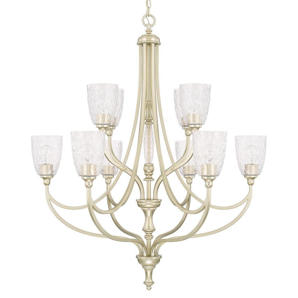 Seaton 10-light Soft Gold Chandelier - Chandeliers For Bedrooms by Overstock.com