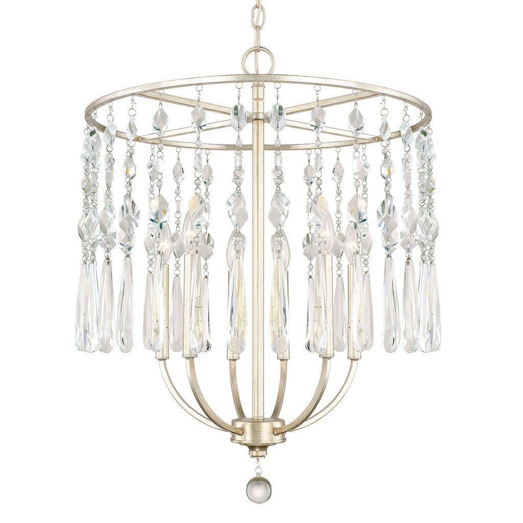 Juliette 6-light Winter Gold Chandelier - Winter Gold - Chandeliers For Bedrooms by Overstock.com