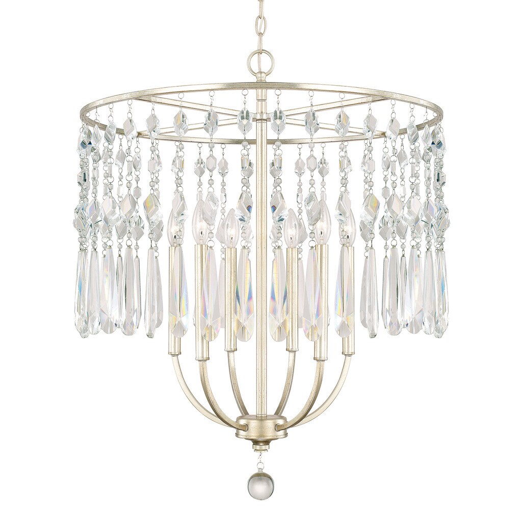 Juliette 6-light Winter Gold Chandelier - Winter Gold - Chandeliers For Bedrooms by Overstock.com