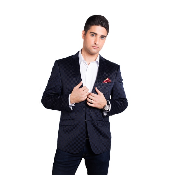 Elie Balleh Milano Italy Men's Cotton Slim Fit 2015 Style Jacket/Blazer