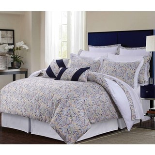 Fiji Multicolor Paisley Cotton Sateen 12-piece Bed in a Bag with Deep ...