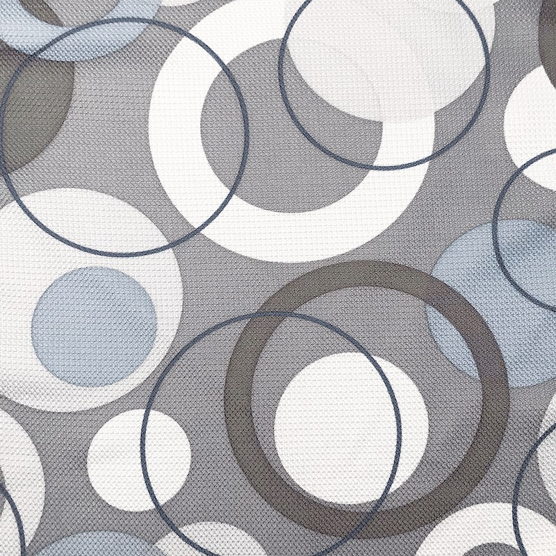 No. 918 Jetta Grommet Woven Print Window Curtain Panel (Single Panel), Single Panel