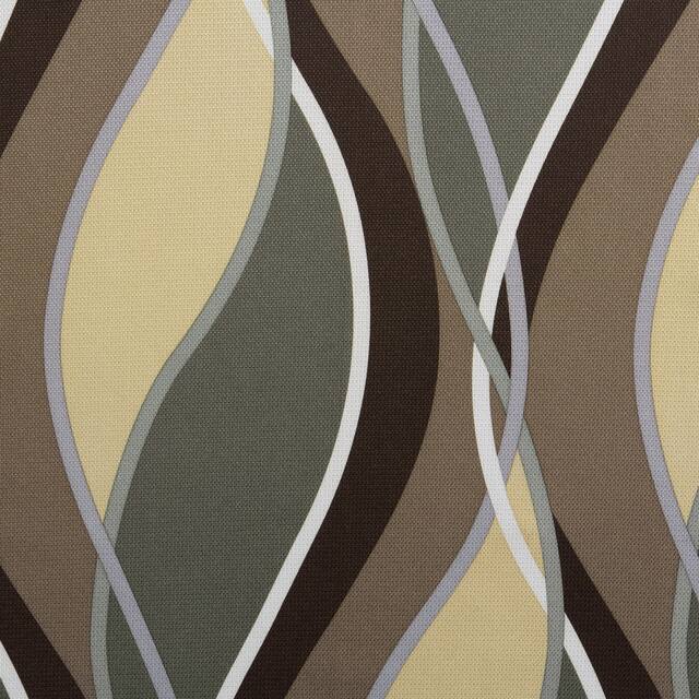 No. 918 Intersect Grommet Woven Print Window Curtain Panel, Single Panel