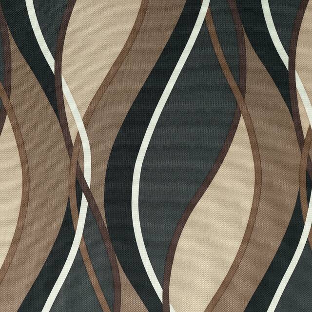 No. 918 Intersect Grommet Woven Print Window Curtain Panel, Single Panel