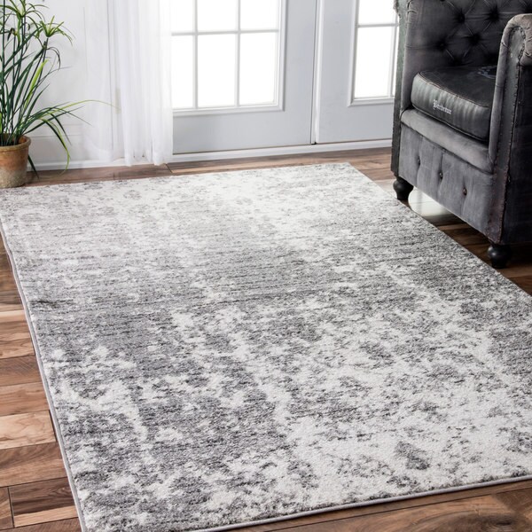 nuLOOM Contemporary Granite Mist Shades Grey Rug (8'6 x 11'6) - Free ...