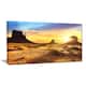 Designart - Monument Valley Landscape - Photo Canvas Art Print - Red ...