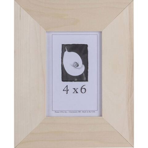 Decorate-It Unpainted Wood 1.5 Inch Picture Frame (4" x 6")