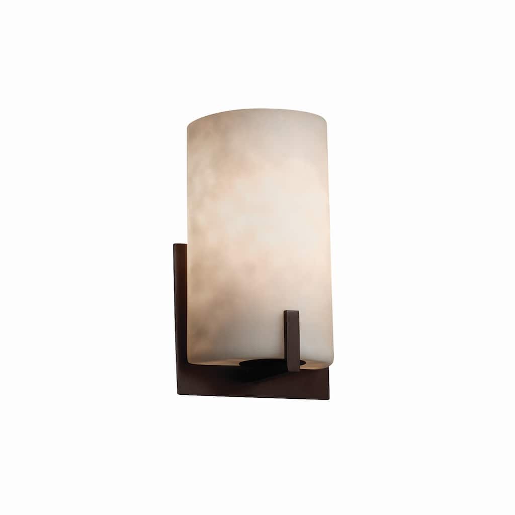 Justice Design Clouds Century 1-light Dark Bronze ADA Wall Sconce