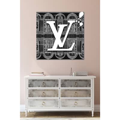 BY Jodi 'Louie in Black' Giclee Print Canvas Wall Art