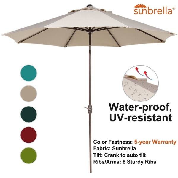 ebay outdoor patio umbrellas 10ft Cantilever Patio Umbrella, Outdoor Large Square Umbrellas with  360Rotation